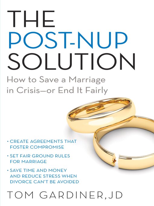 Title details for The Post-Nup Solution by Tom Gardiner - Available